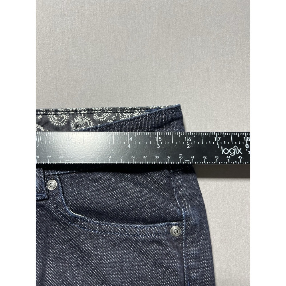 Patagonia Women's Sz 29 Dark Wash Low Rise Iron Clad Denim Cargo Jeans - Picture 12 of 16